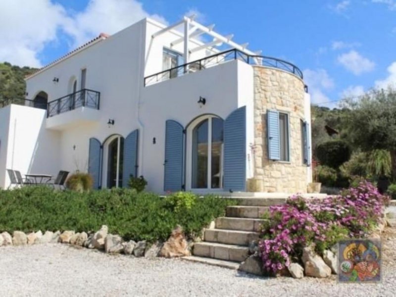 Provarma Kreta, Provarma, freistehende Villa 260m², pr. Pool, teilw. Meerblick Haus kaufen